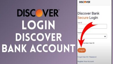 discover bank login
